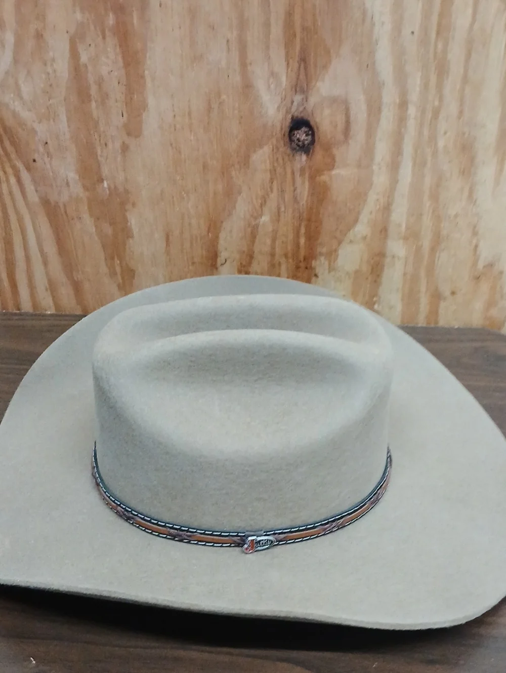 Justin Classic Men's Wool Tan Light Brown Cowboy Hat